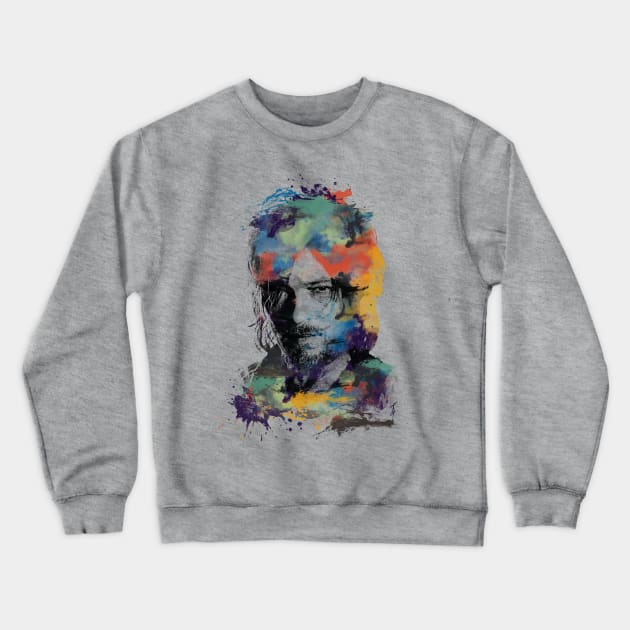 Watercolor Daryl Crewneck Sweatshirt by traceygurney